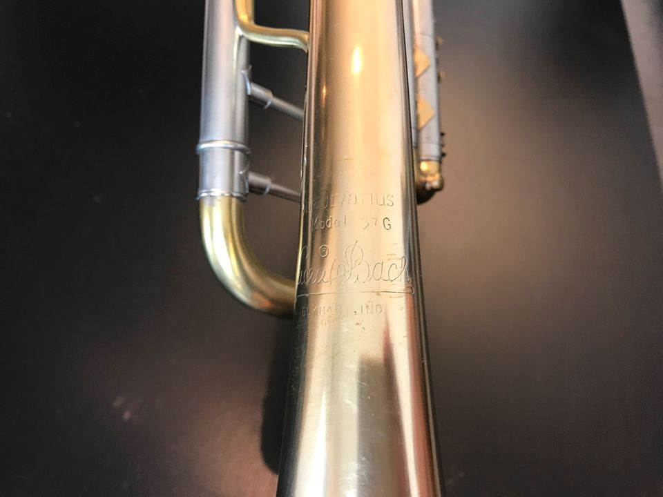 Bach Stradivarius Trompete ML 37G von 1976 unlackiert raw trumpet in München