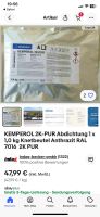 Kemperol 2K- Pur Abdichtung 1•1,0 kg Knetbeutel Antrazit Ral 7016 Essen - Steele Vorschau