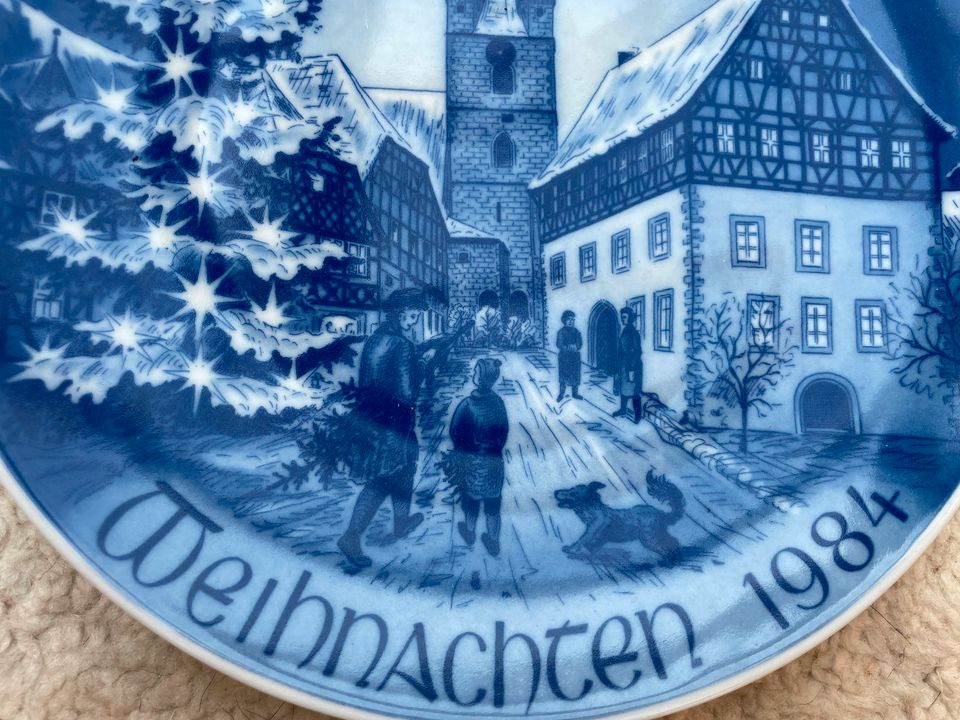 Bavaria Waldsassen Bareuther Weihnachtsteller von 1984 in Bergisch Gladbach