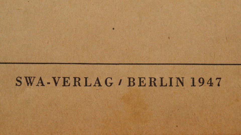 Maxim Gorki "Ausgewählte Werke" SWA-Verlag/Berlin 1947 in Cavertitz