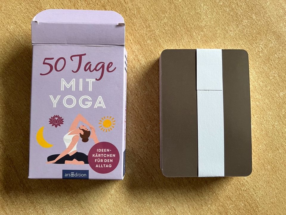 Yoga Karten „50 Tage mit Yoga“ neu in Derschen