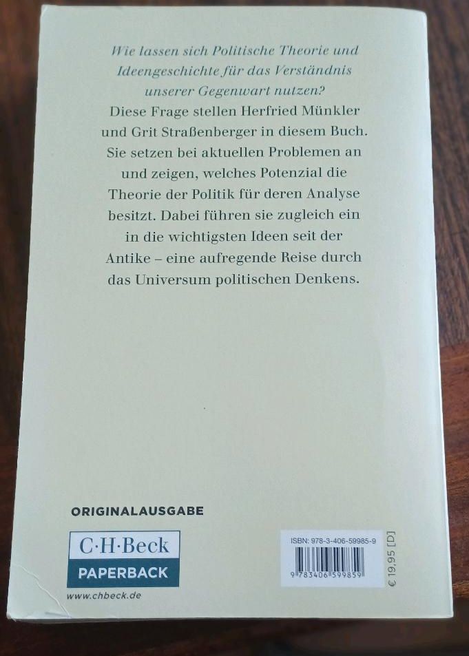 Buch zur politischen Theorie und Ideengeschichte in Trier