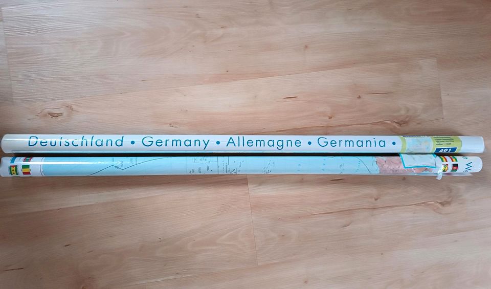 2 x Landkarte Deutschland und Welt XXL 105 x 132 cm Poster Kinder in Lehe