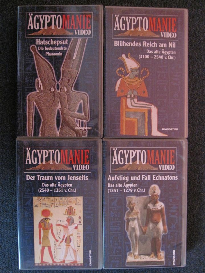 Ägypten - Ägyptomanie Videokassetten, 28 Stück, wie neu!!! in Berlin