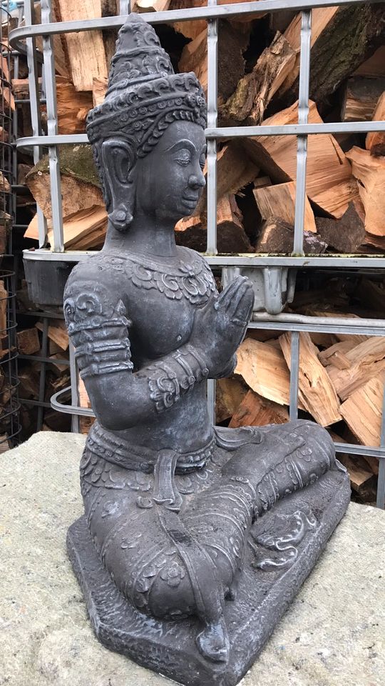 ‼️Buddha 佛 75kg Tempelwächter Teich Feng Shui Ganesha Steinguss‼️ in Düsseldorf