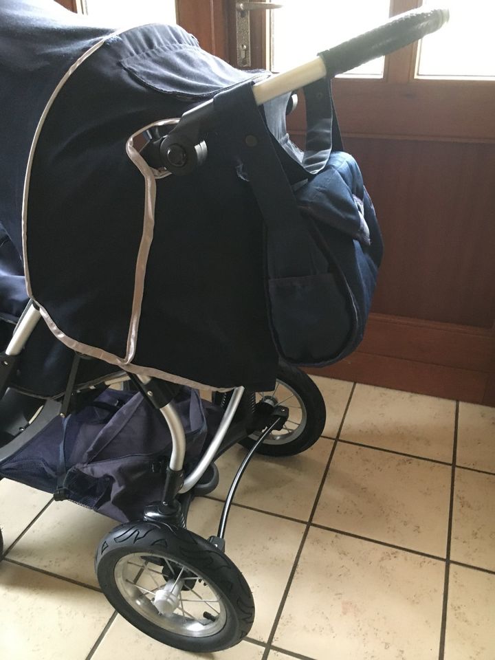 BERTINI Shuttle TS Model 813 Kinderwagen dunkelblau NEUwertig