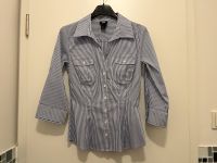 Gestreifte Business Bluse weiß blau H&M Gr. 34 Kr. München - Ottobrunn Vorschau