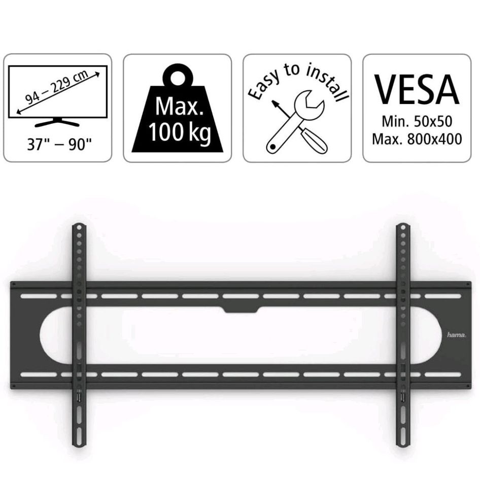 Hama TV Wandhalterung (37 - 90 Zoll in Wusterwitz