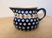 Handmade polish pottery blau weis Kanne Bayern - Baiersdorf Vorschau