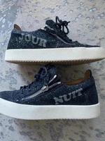 Giuseppe Zanotti Glitzer Sneaker schwarz 40 Nordrhein-Westfalen - Solingen Vorschau