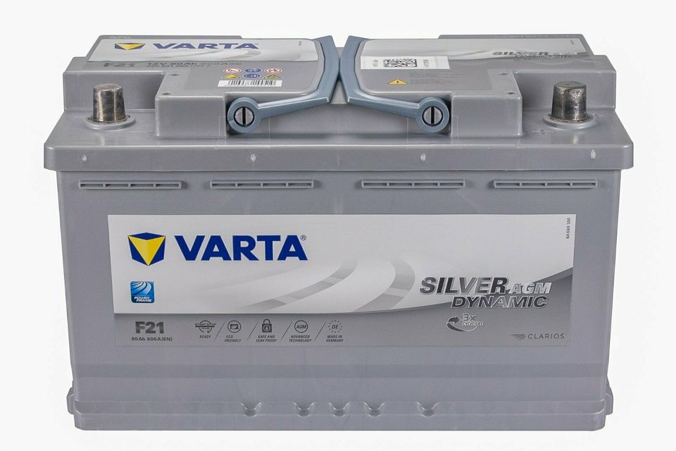 Varta F21 Silver Dynamic AGM 12V 80Ah Autobatterie inkl. Einbau* in Dresden