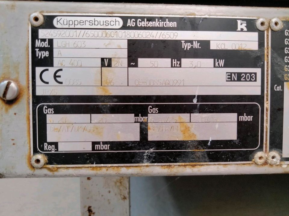 Gasherd / E-Backofen Küppersbusch LGH 603 in Hennef (Sieg)