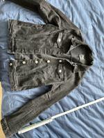 Schwarze Jeansjacke Zara mit Patches M Köln - Kalk Vorschau
