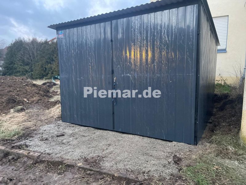 Blechgarage Schuppe 3x4m Lager Geräthaus Fertiggarage | 20742! in Schwäbisch Hall