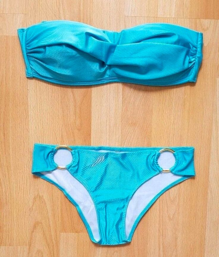 *NEU* Damen Bandeau Bikini, Gr. S, rosa, türkis in Queis