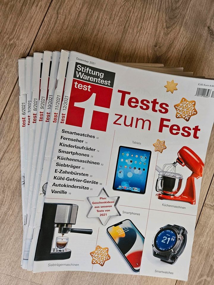 Stiftung Warentest Zeitschriften 2021-2023 in Wiefelstede