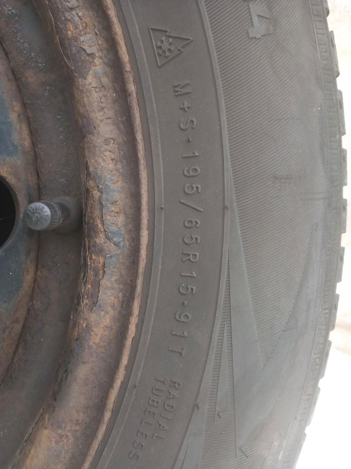 Gebrauchte Winterreifen Golf VI. M+S   195/65 R15 91T in Wolfersdorf