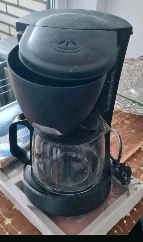 Kaffeemaschine schwarz Filtermaschine in Porta Westfalica