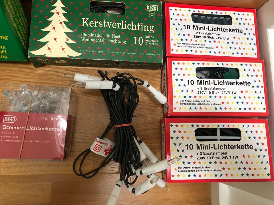Diverse Lichterkette mit 9 10 20 35 50 Birnen Weihnachten in Köln