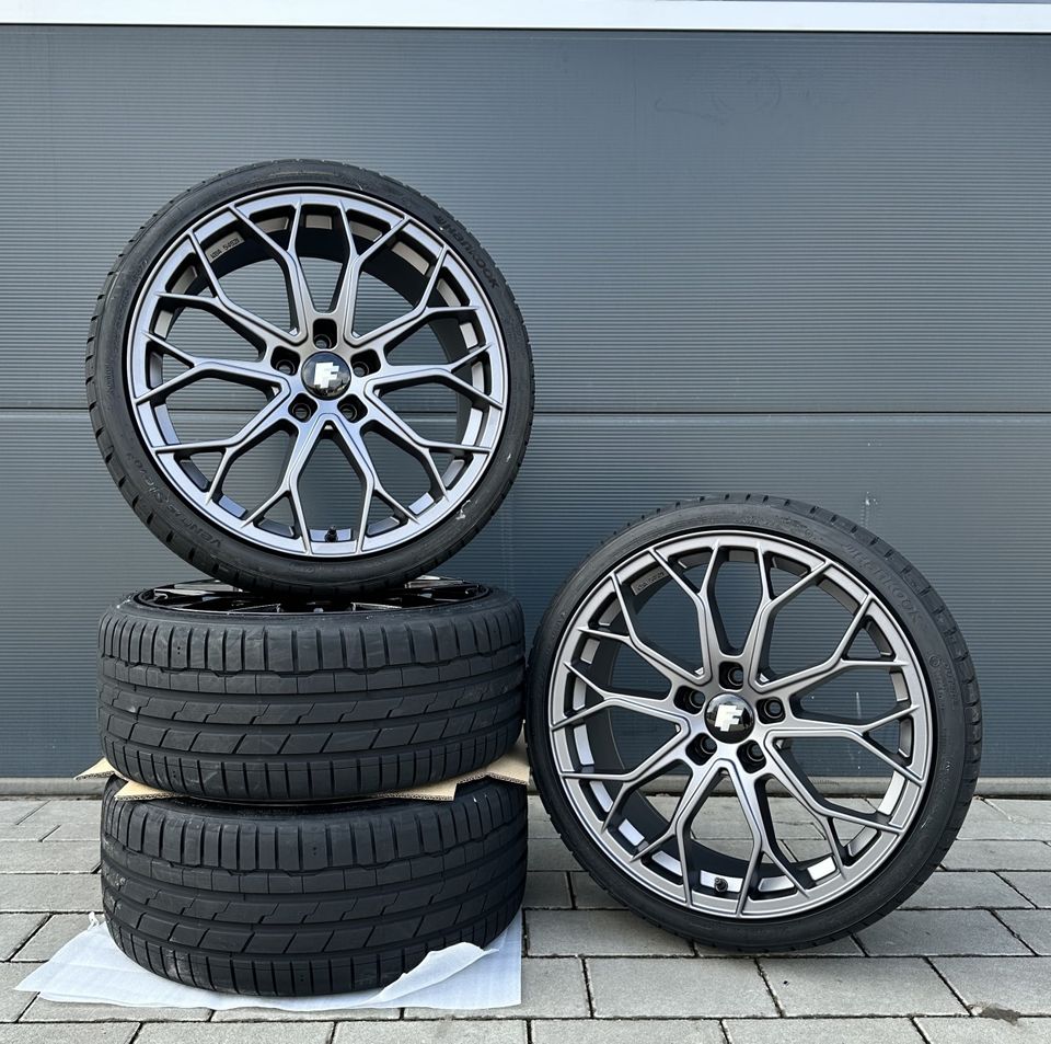 FF Wheels FF01 19 Zoll Sommerräder für Mercedes V GLA GLB GLC GLK S Klasse Vito 639 W447 447 H247 F2B X247 GLA35 GLB35 X204 W221 W222 Felgen Reifen Räder bronze Sommerreifen ABE AMG NEU Kompletträder in Neckarsulm