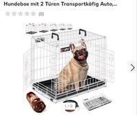 Hunde Gitter Box klappbar 122cm x 74,5cm x 80,5cm Thüringen - Erfurt Vorschau