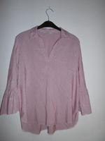 Damen Bluse clockhouse C&A Größe 40 / L rosa weiß silber glänzend Sachsen - Reinsdorf Vorschau