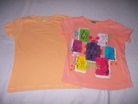 2 T-Shirt orange kurzer Arm Gr. 116 Duisburg - Duisburg-Süd Vorschau