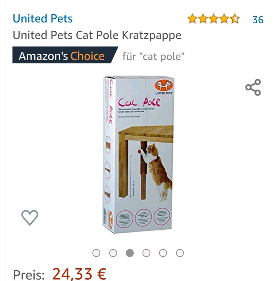 Cat Pole / Kratzstange in Heeßen