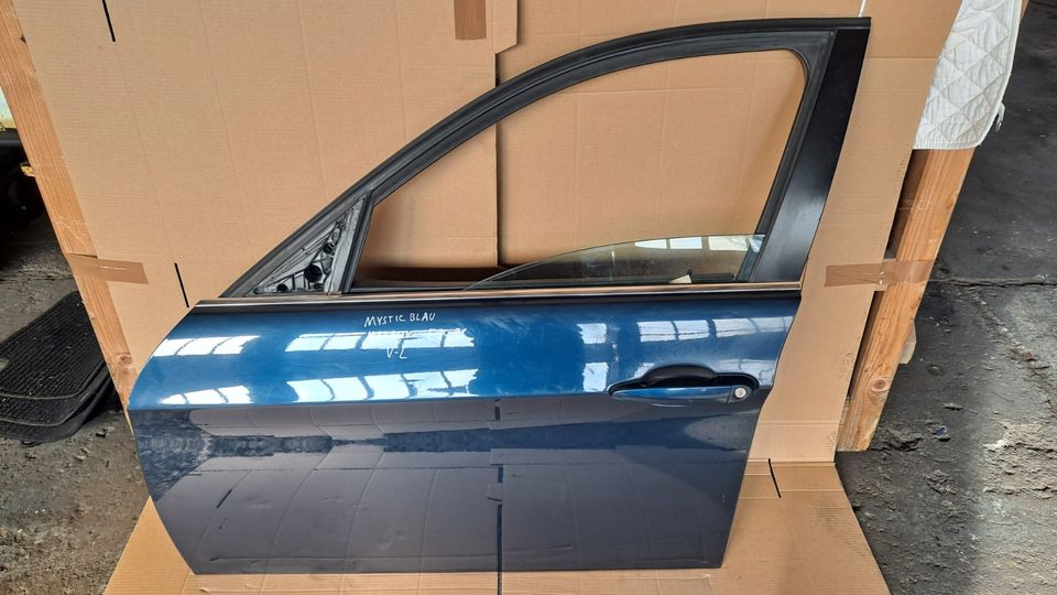 BMW 3er E90 E91 Tür Vorne Links Mysticblau Metallic A07 in Erkelenz