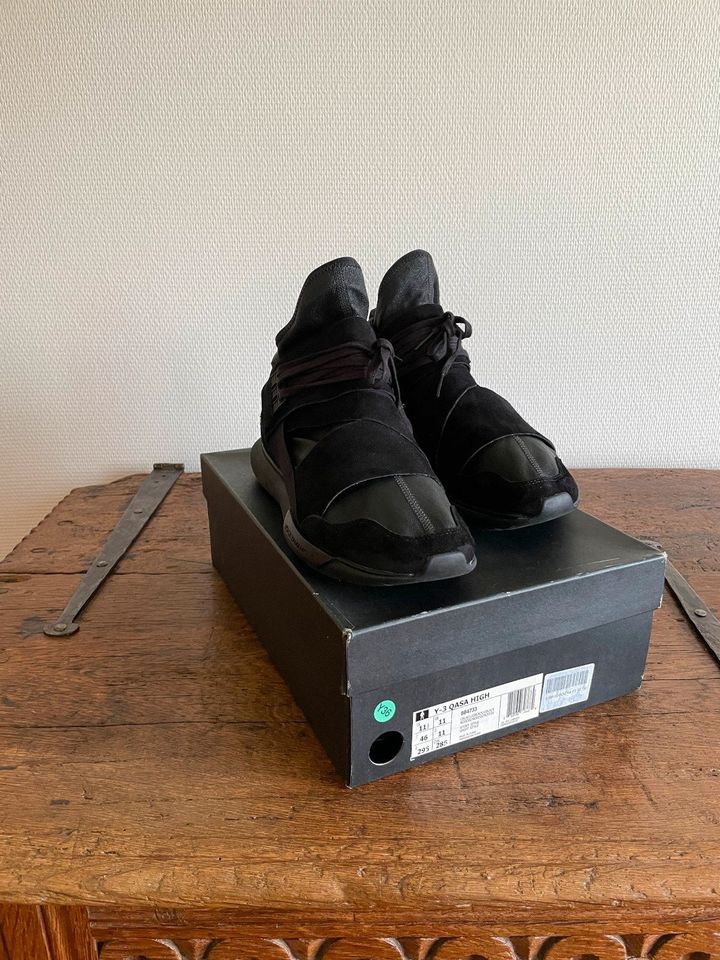 Y-3 Qasa High 'Triple Black' Herren Sneakers, Gr. 46 in Trier