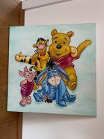 Winnie Pooh & friends Leinwand Bild handgemalt Baden-Württemberg - Blaustein Vorschau