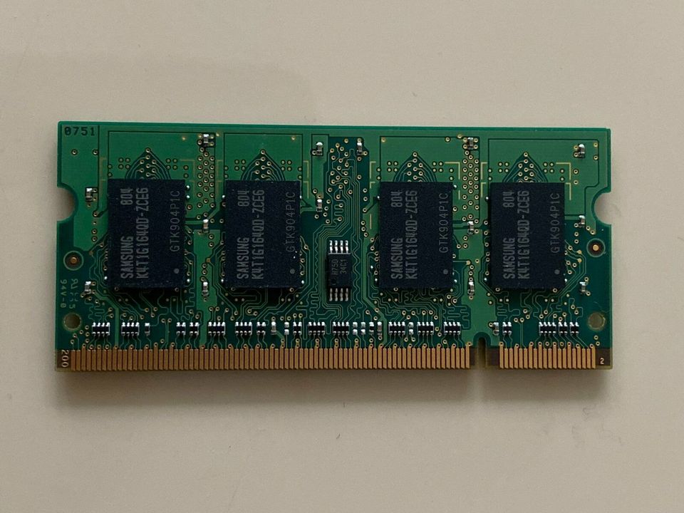 Samsung 1Gb RAM 2Rx16 PC2-5300S-555-12-A3 Memory in Gerlingen