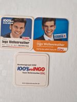 Ingo Wellenreuther Bierdeckel Werbung Reklame Bundestagswahl 2002 Baden-Württemberg - Karlsruhe Vorschau