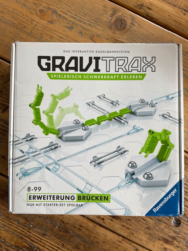 Gravitrax Kugelbahn Starterset, Jumper, Brücken, Trampolin, Seilb in Westensee