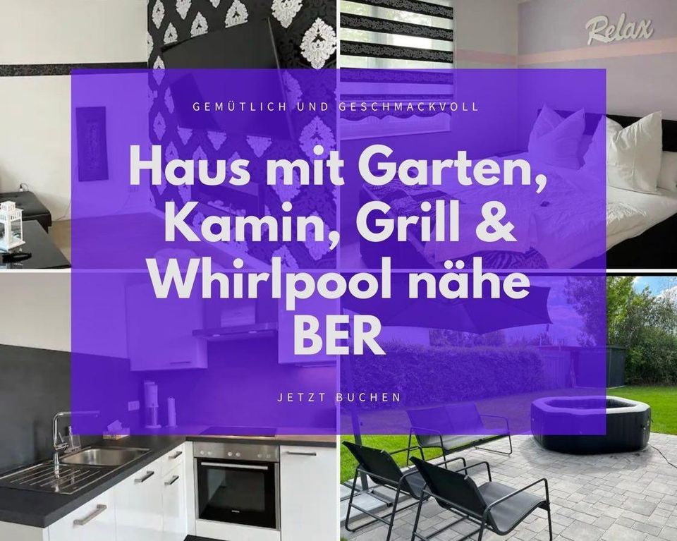 Ferienwohnung mit Garten und beheizten Whirlpool Berlin Haus in Berlin