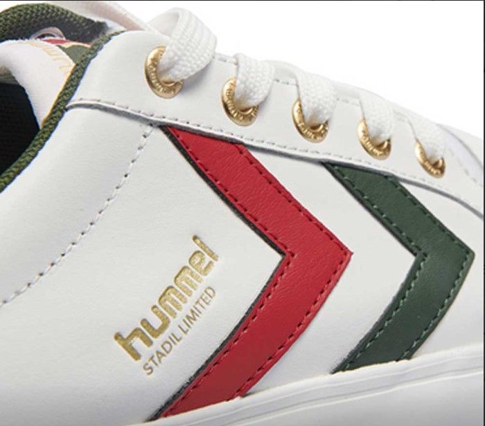 Hummel Turnschuh Stadil Low weiß grün Limited 43 Herrenschuh in Düsseldorf