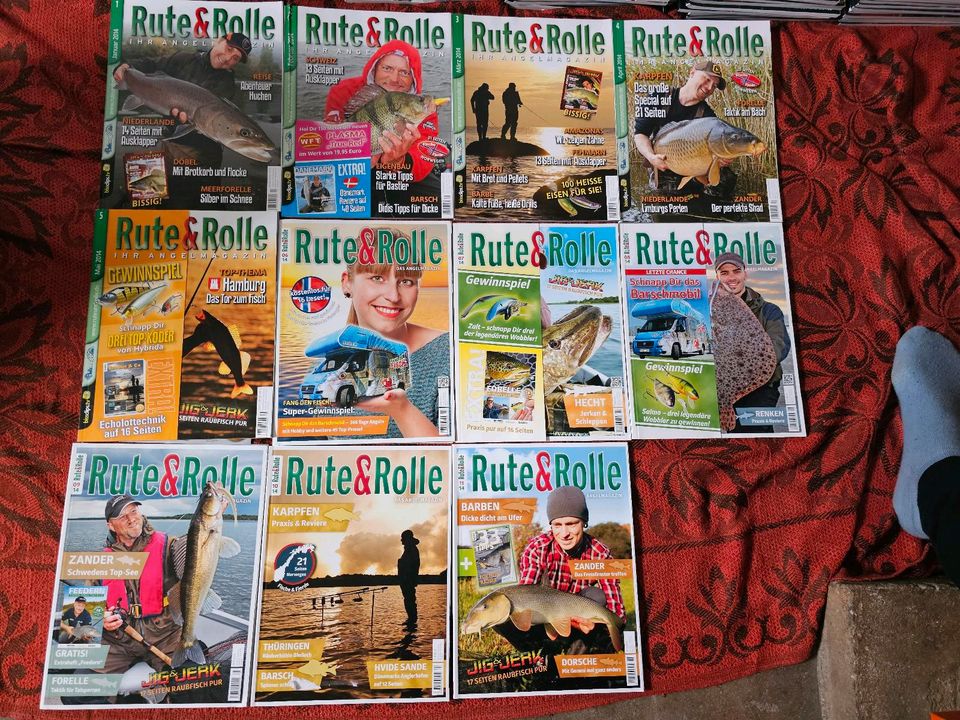 Angelzeitschriften Rute & Rolle Ausgabe ab 2007- 2022 in Schwedt (Oder)