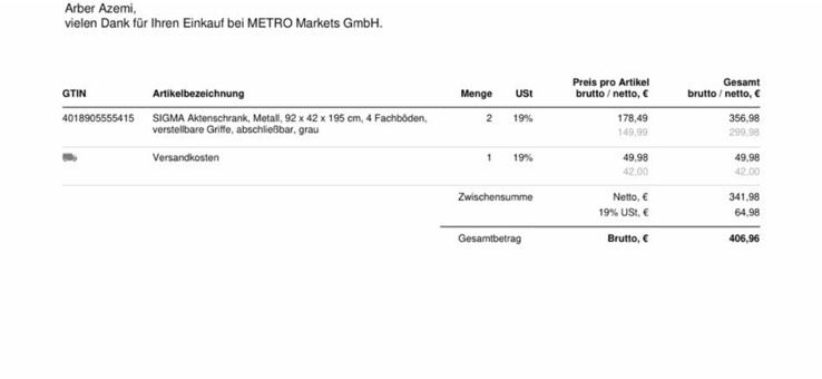 2 x SIGMA Aktenschrank NAGELNEU in Kiel