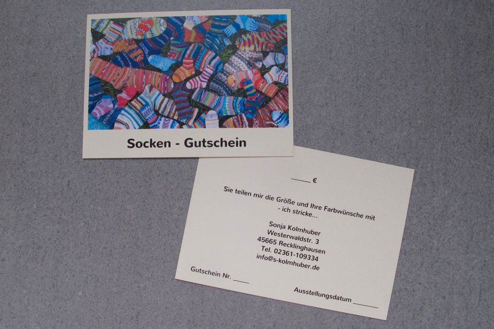 Socken, Wollsocken, Kindersocken, Gr.18-19, handgefertigt, 6,50 € in Recklinghausen