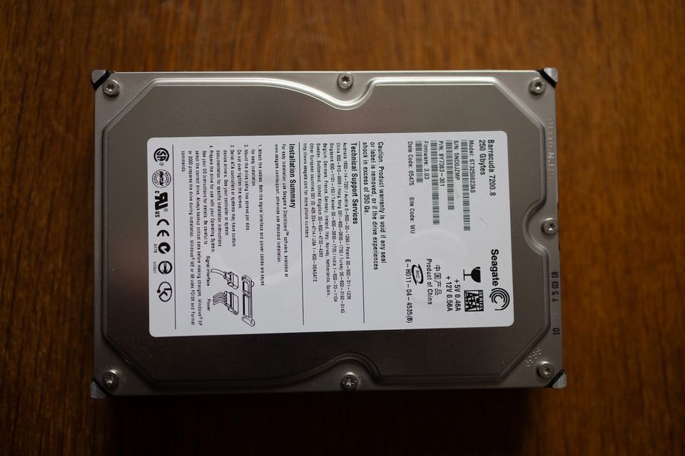 3 x Seagate Barracuda gebr. - 120/160/250 in Untermeitingen