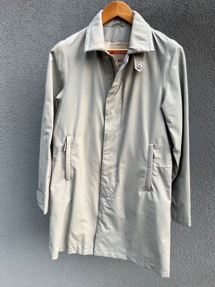 PRADA Gore-Tex Übergansjacke Mantel Parka Coat Beige DE 46 S in Karlsruhe