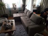 Eck - Sofa mit Schlaffunktion in grau gebraucht. Nordrhein-Westfalen - Remscheid Vorschau