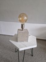 Lampe, Stehlampe, Betonsockel, Unikat, Tischlampe Schleswig-Holstein - Tarp Vorschau