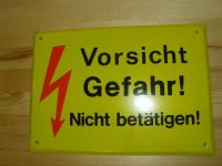 Emailschild Vorsicht Gefahr! Nicht betätigen! Sachsen-Anhalt - Bitterfeld Vorschau