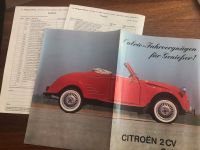 Prospekt Citroen 2CV Cabriolet Rheinland-Pfalz - Herxheim b. Landau/Pfalz Vorschau