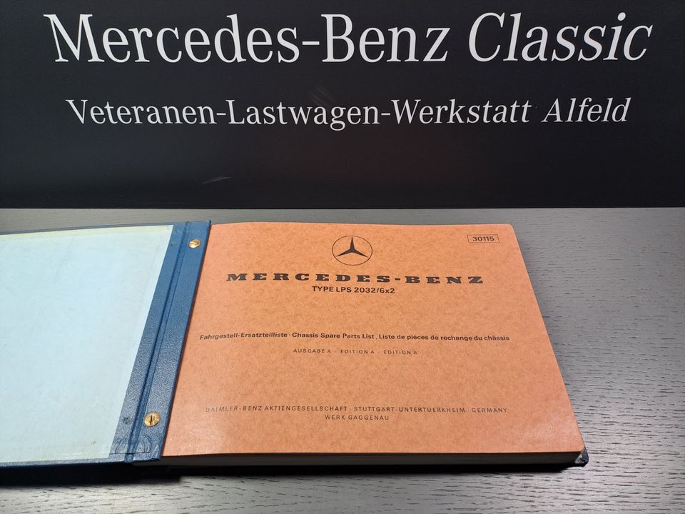 Mercedes-Benz Fahrgestell - Ersatzteilliste Type LPS 2232/6x2 in Alfeld (Leine)