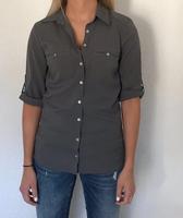 ¾-Bluse grau von H&M Bayern - Geiselhöring Vorschau