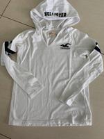 Hollister xS langarm Shirt, Hoodie dünn, weiß, top Saarland - Lebach Vorschau