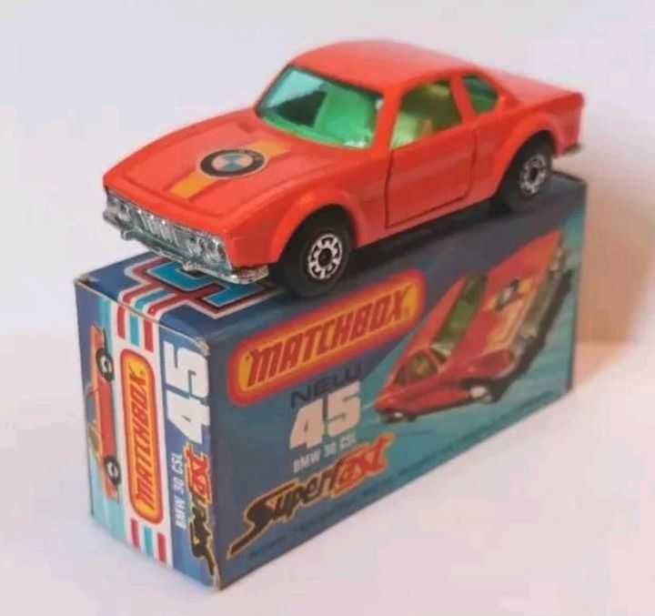 Matchbox Superfast #45b 1:62 BMW E9 3.0 CSI orange mit "K" Box in Berlin