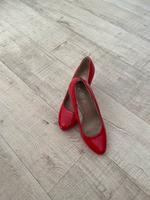 Rote Lack Pumps Sachsen - Dohna Vorschau